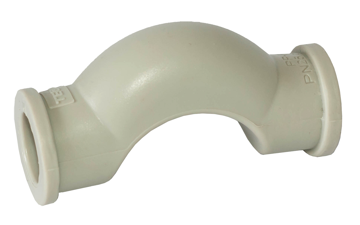 Обвод полипропиленовый для труб короткий с муфтами 20 TEBO серый цена | ETG