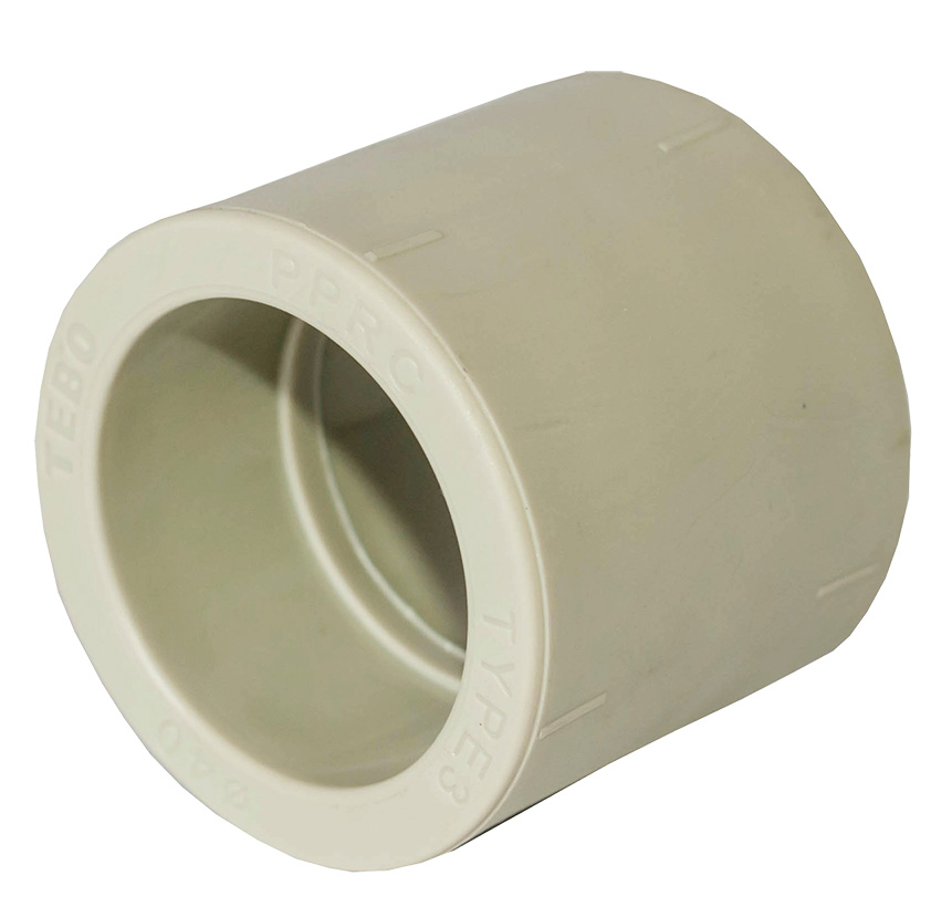 Муфта ППР 25 TEBO серая купить в интернет-магазине | ETG